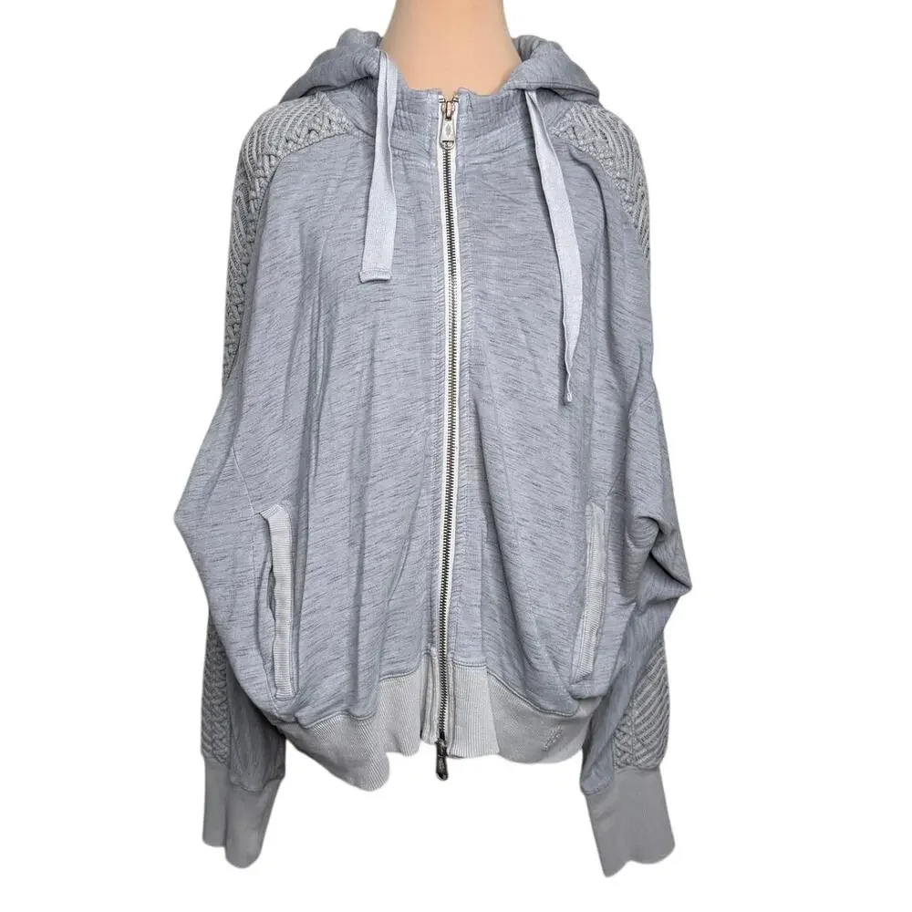 Free People Movement Terry Full Zip Hoodie